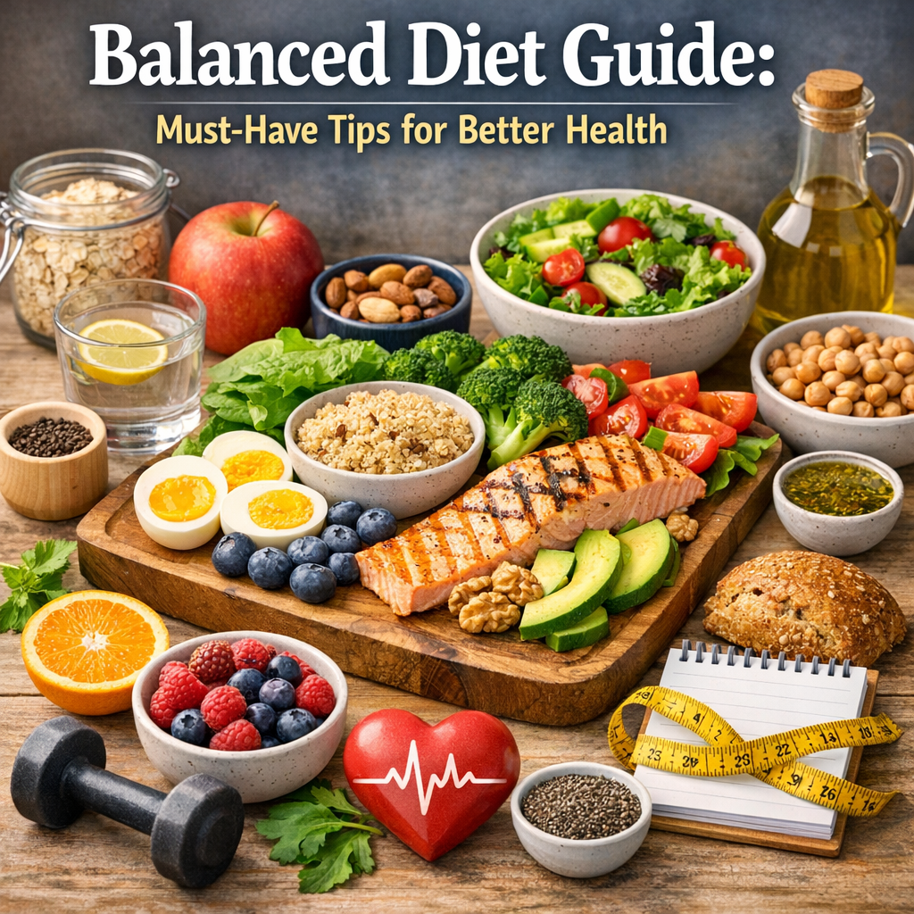 Illustration of Balanced Diet Guide: Must-Have Tips for Better Health