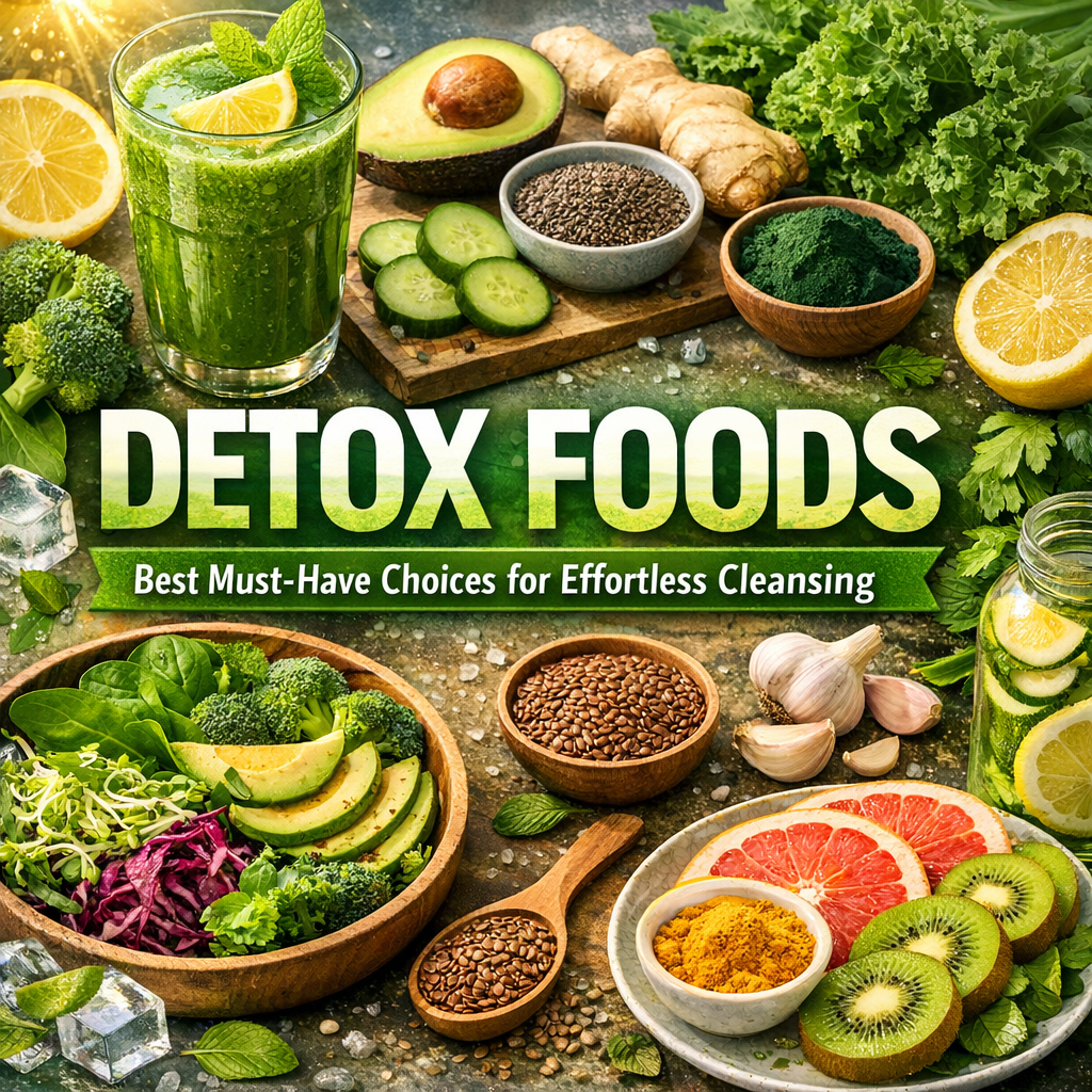 Illustration of Detox Foods: Best Must-Have Choices for Effortless Cleansing