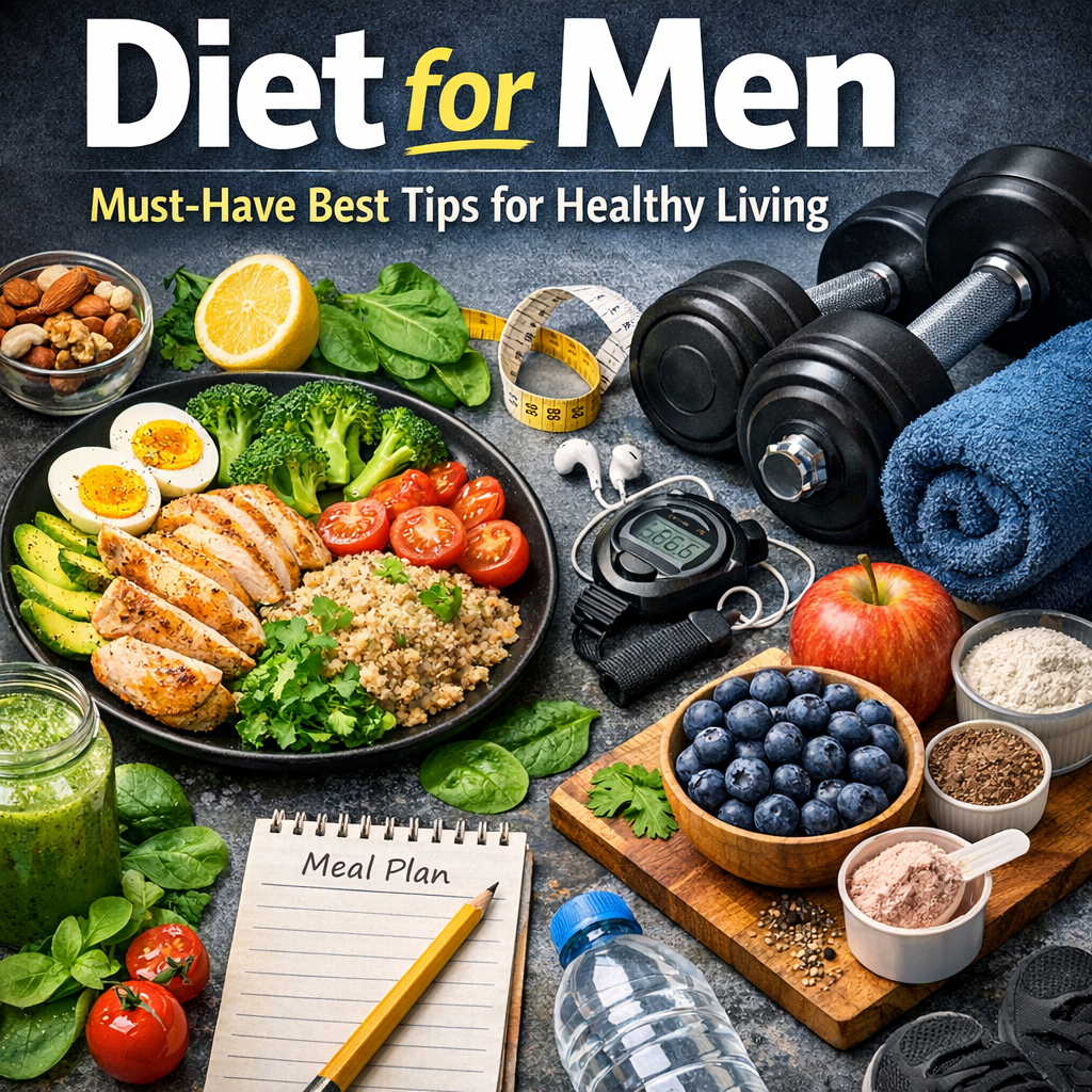Illustration of Diet for Men: Must-Have Best Tips for Healthy Living