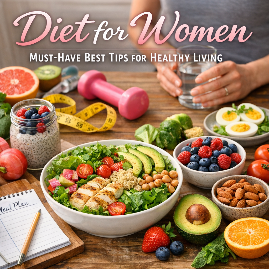 Illustration of Diet for Women: Must-Have Best Tips for Healthy Living
