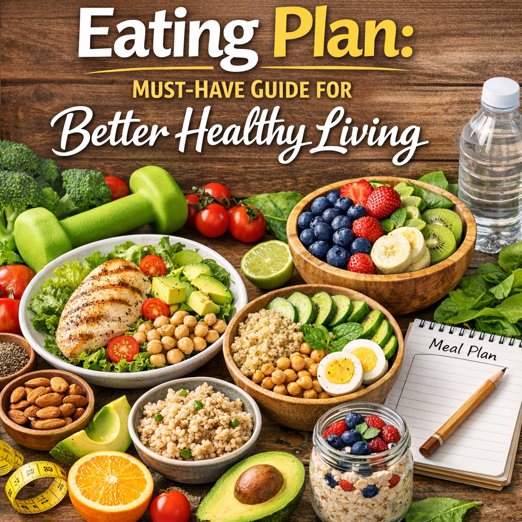 Illustration of Eating Plan: Must-Have Guide for Better Healthy Living
