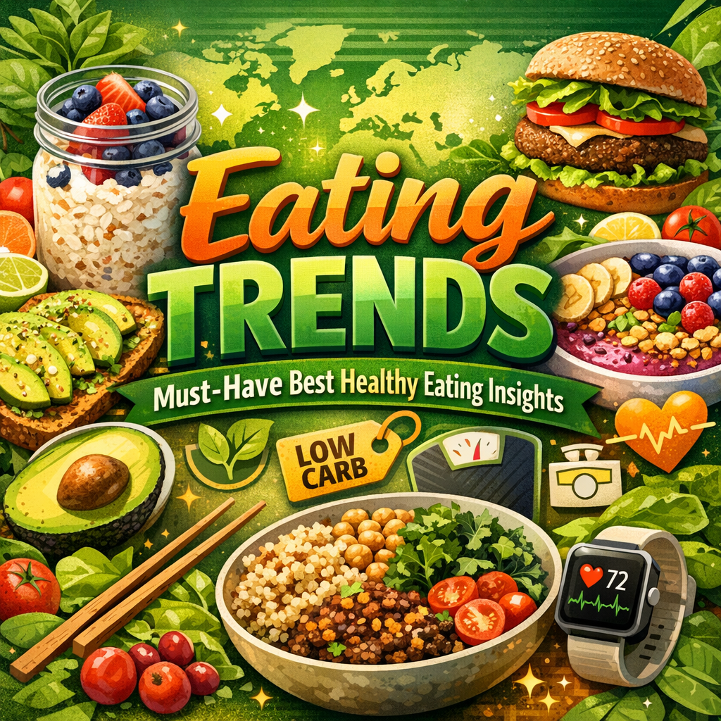Illustration of Eating Trends: Must-Have Best Healthy Eating Insights