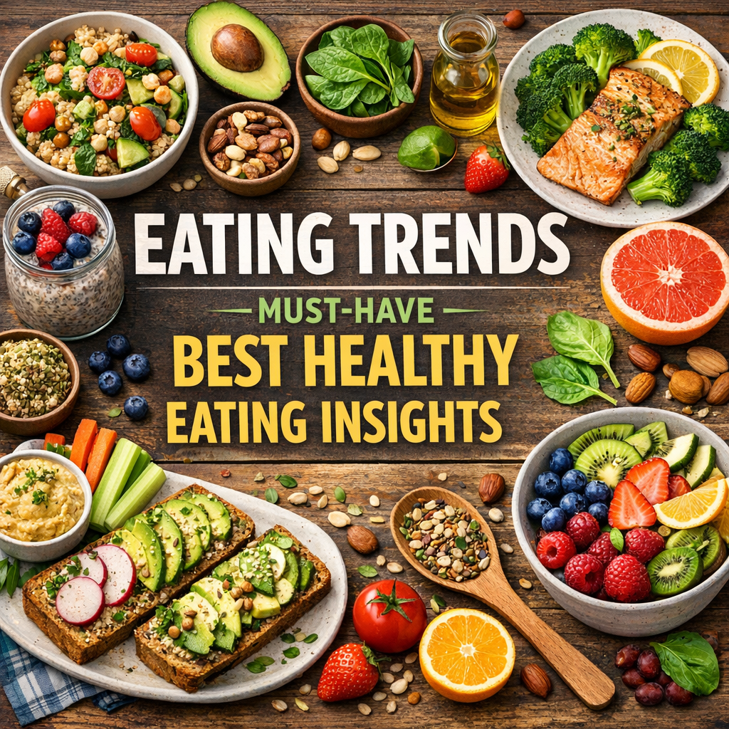 Illustration of Eating Trends: Must-Have Best Healthy Eating Insights