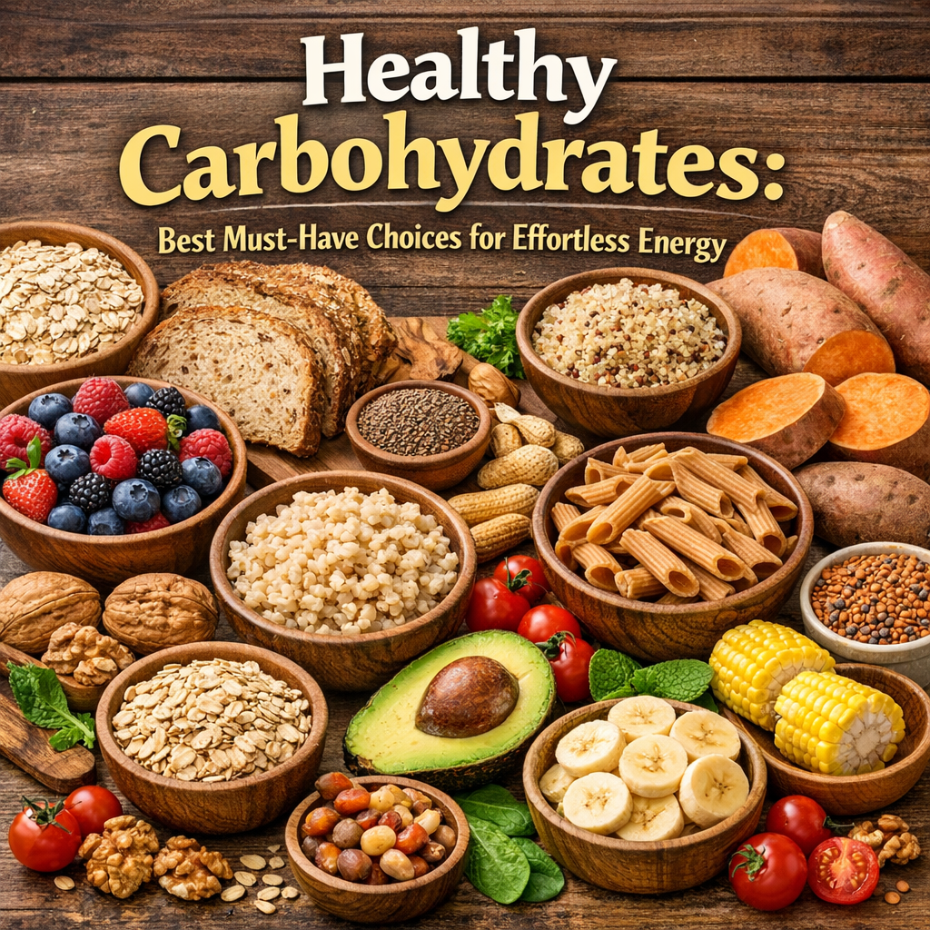 Illustration of Healthy Carbohydrates: Best Must-Have Choices for Effortless Energy