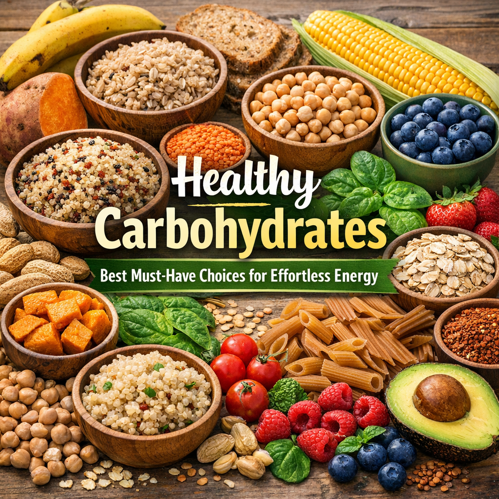 Illustration of Healthy Carbohydrates: Best Must-Have Choices for Effortless Energy