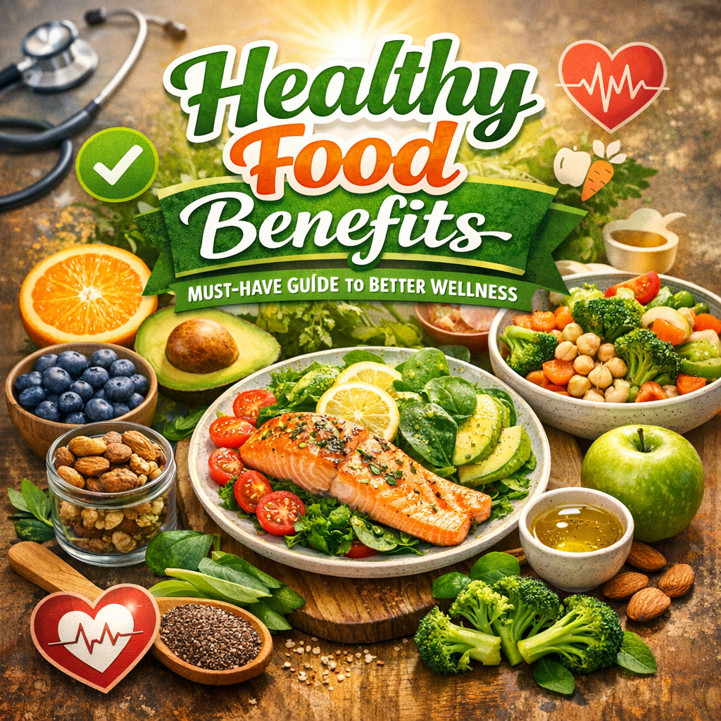 Illustration of Healthy Food Benefits: Must-Have Guide to Better Wellness