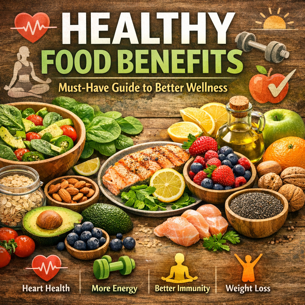 Illustration of Healthy Food Benefits: Must-Have Guide to Better Wellness