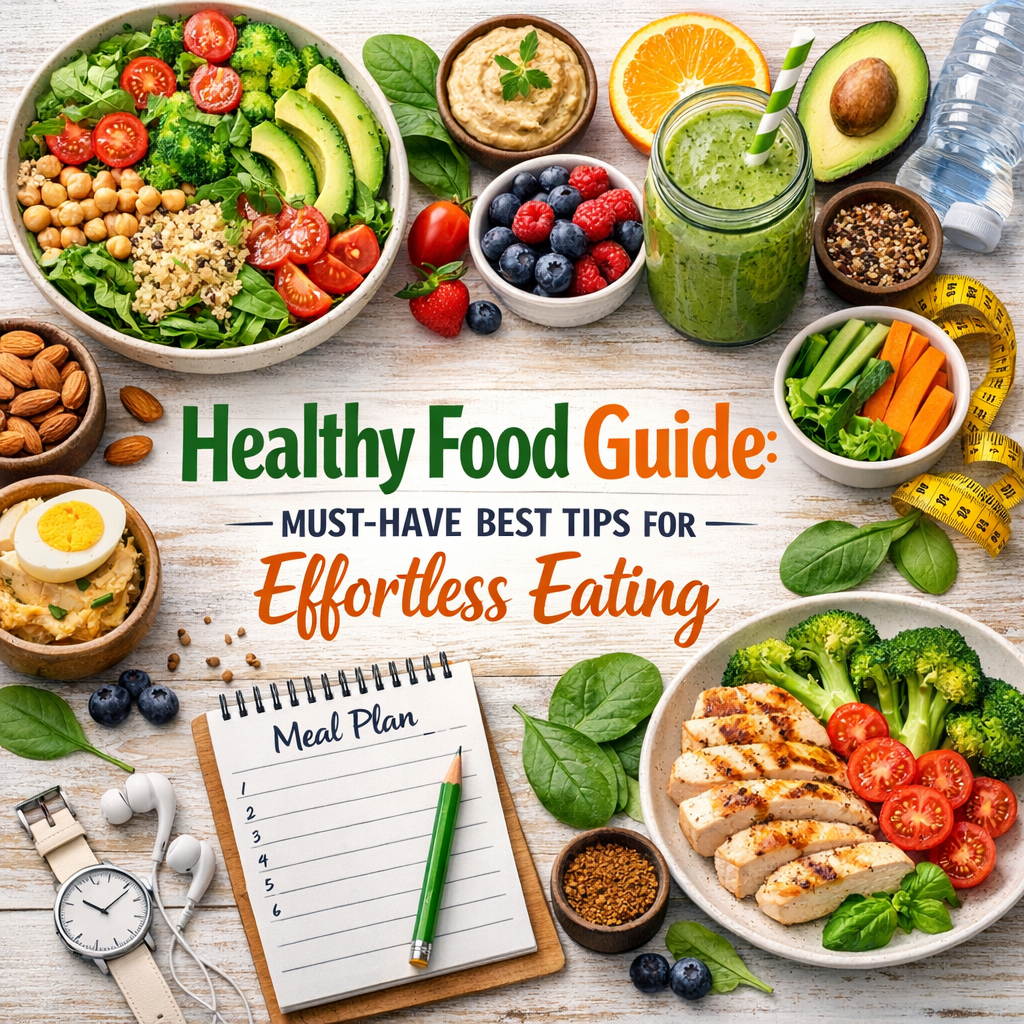 Illustration of Healthy Food Guide: Must-Have Best Tips for Effortless Eating