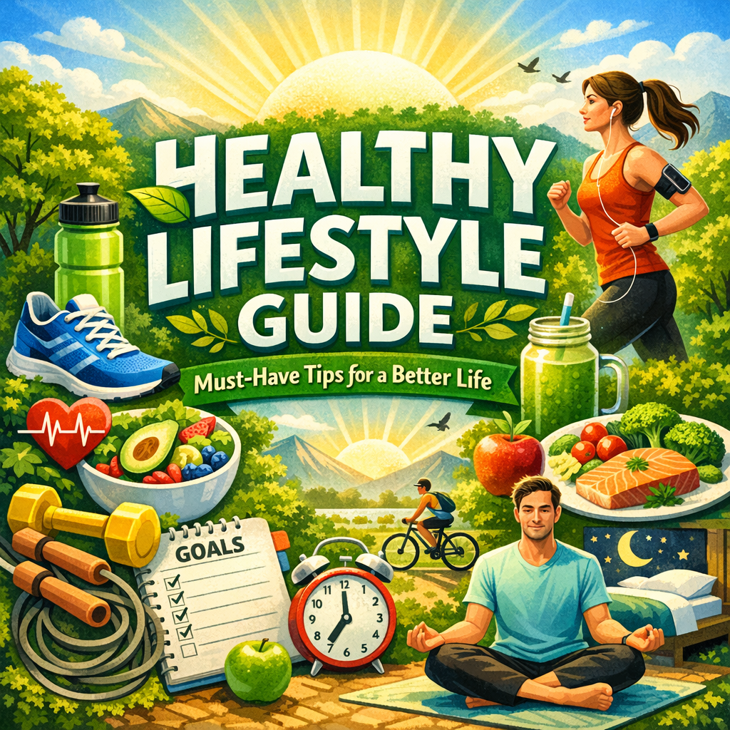 Illustration of Healthy Lifestyle Guide: Must-Have Tips for a Better Life
