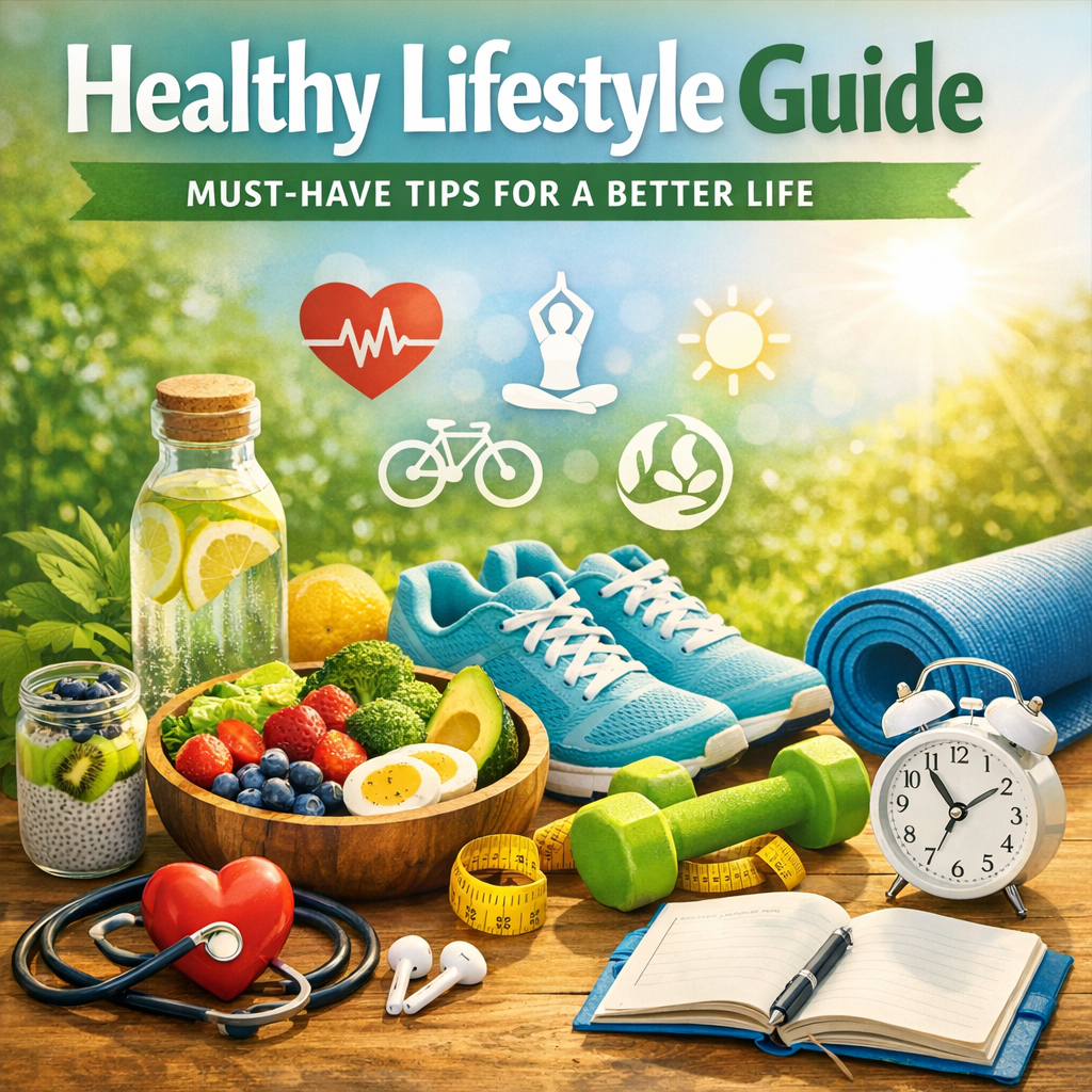 Illustration of Healthy Lifestyle Guide: Must-Have Tips for a Better Life