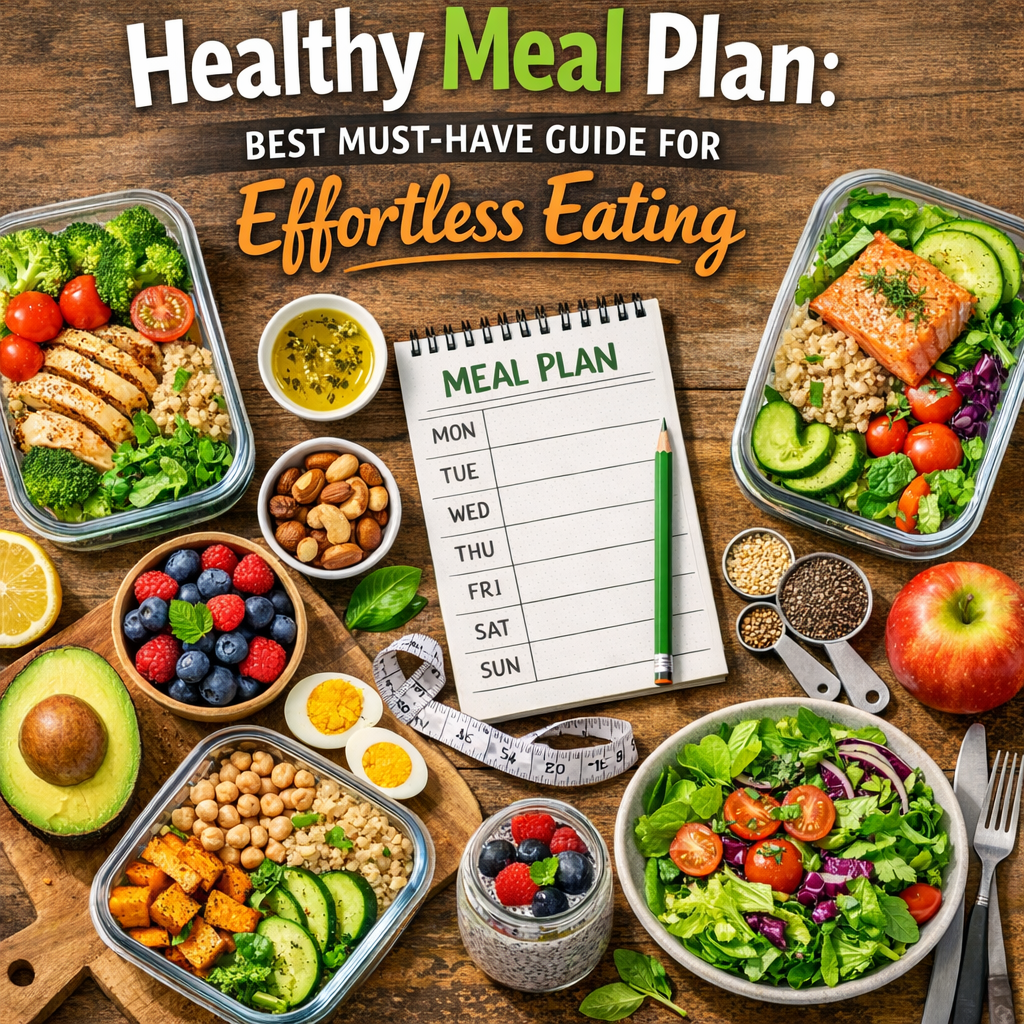 Illustration of Healthy Meal Plan: Best Must-Have Guide for Effortless Eating