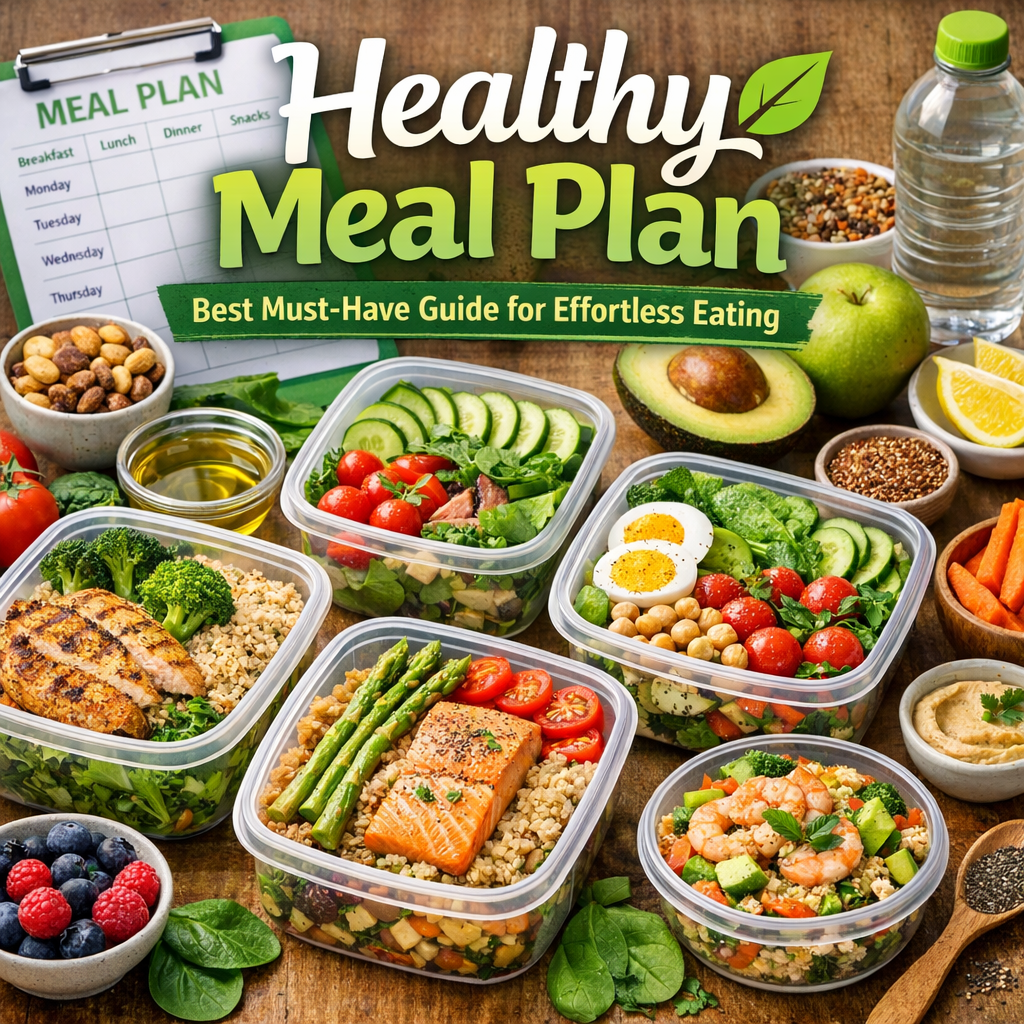Illustration of Healthy Meal Plan: Best Must-Have Guide for Effortless Eating