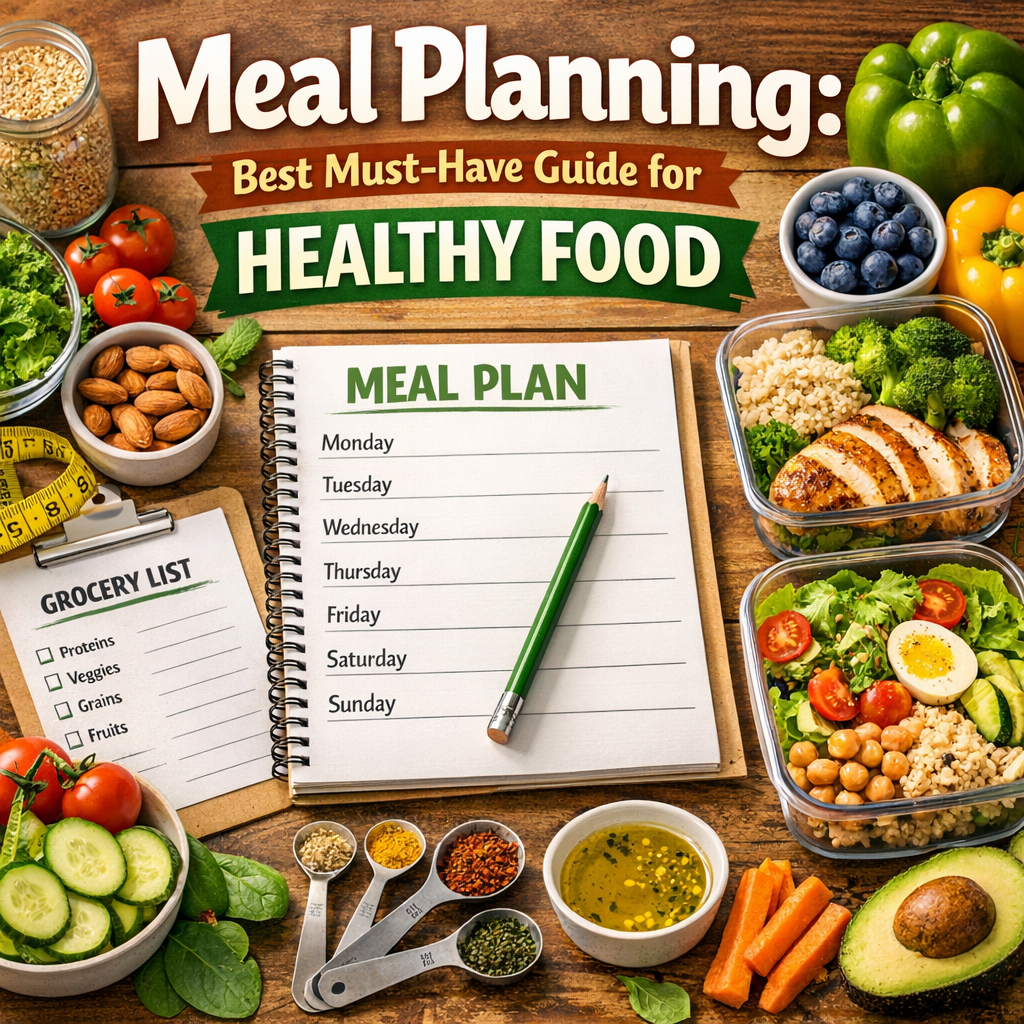Illustration of Meal Planning: Best Must-Have Guide for Healthy Food