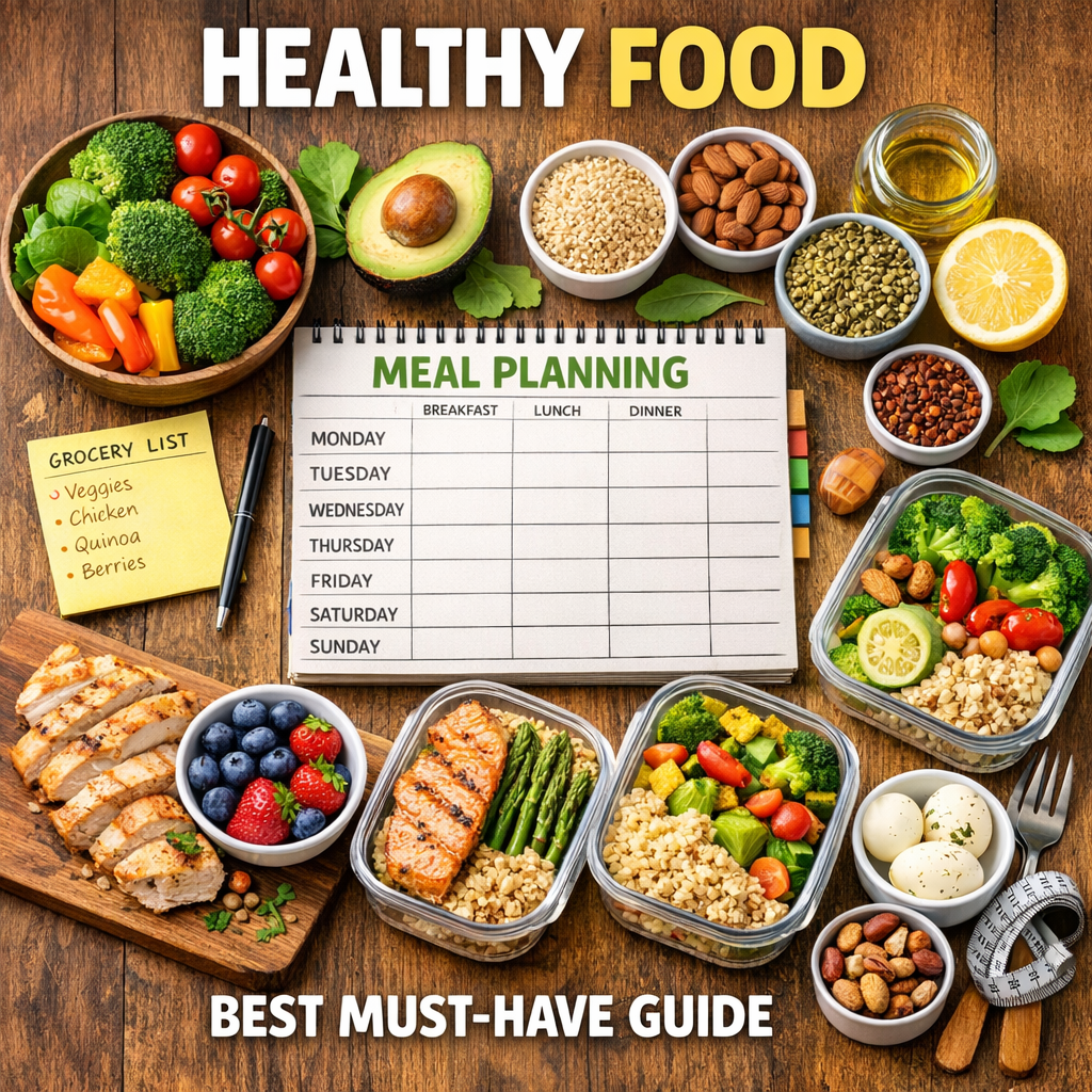 Illustration of Meal Planning: Best Must-Have Guide for Healthy Food