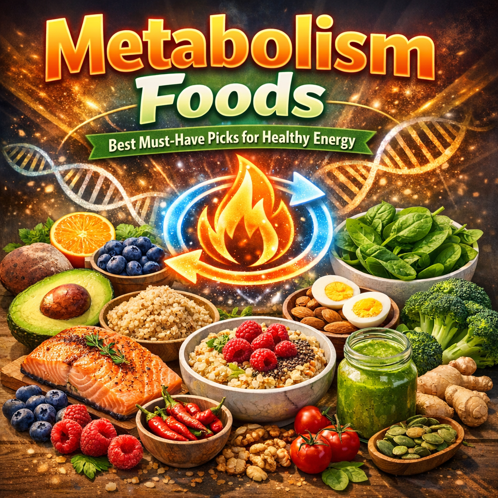 Illustration of Metabolism Foods: Best Must-Have Picks for Healthy Energy