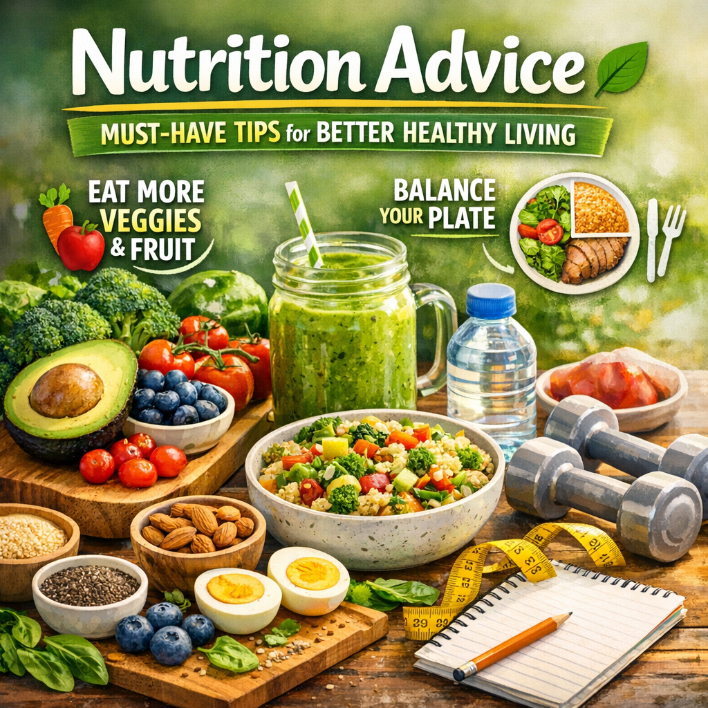 Illustration of Nutrition Advice: Must-Have Tips for Better Healthy Living