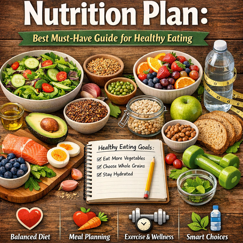 Illustration of Nutrition Plan: Best Must-Have Guide for Healthy Eating