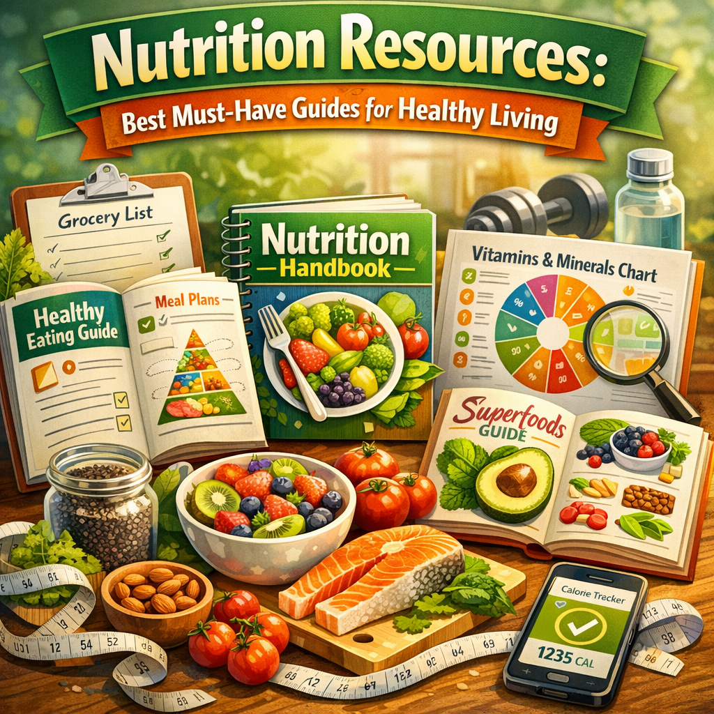 Illustration of Nutrition Resources: Best Must-Have Guides for Healthy Living