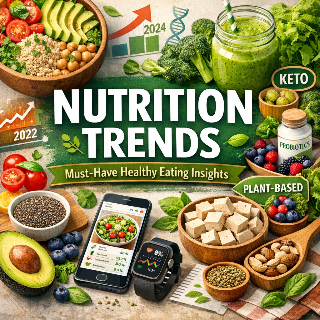 Illustration of Nutrition Trends: Must-Have Healthy Eating Insights