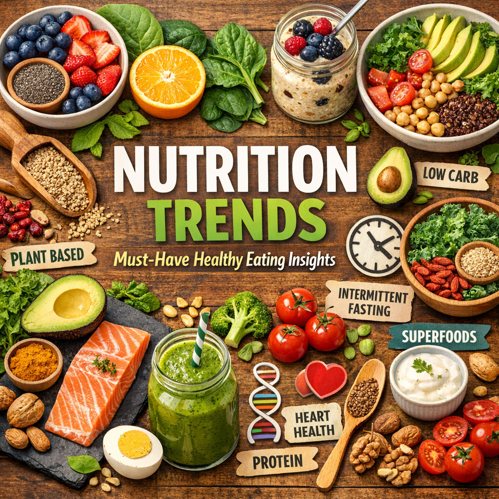 Illustration of Nutrition Trends: Must-Have Healthy Eating Insights